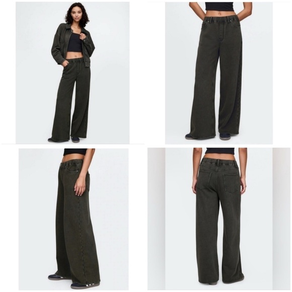 NWT Gap Heavyweight Easy Baggy Wide Leg French Terry Pull On Sweatpants Size XL - Picture 2 of 16